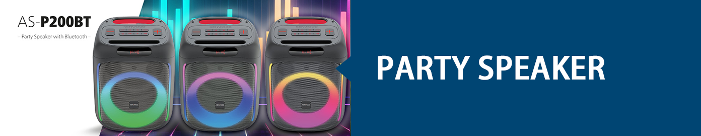 AS-P200BT Party Speaker with Bluetooth