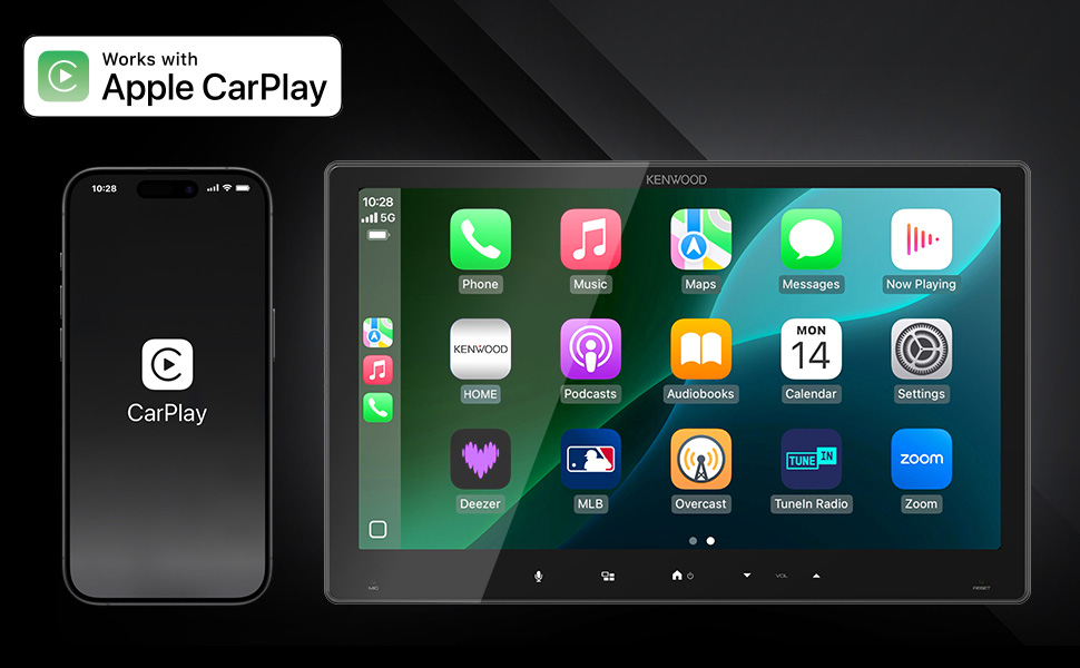 Works with Apple CarPlay