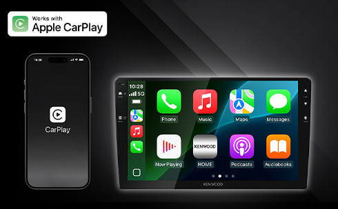 Works with Apple CarPlay