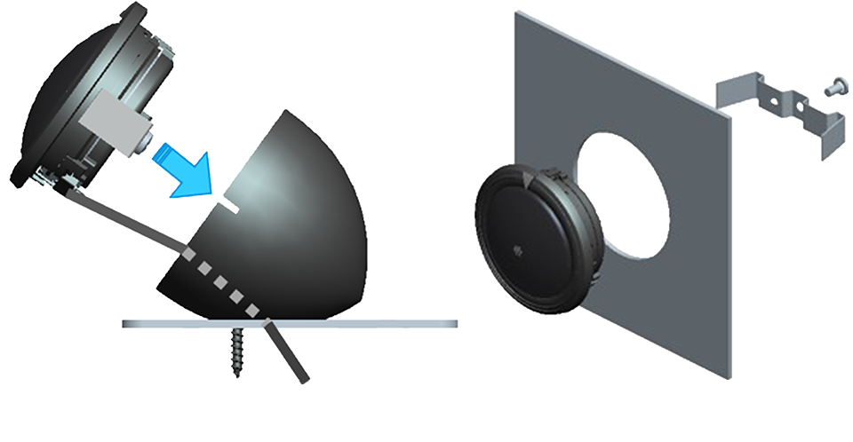 Angle Mount Flush Mount