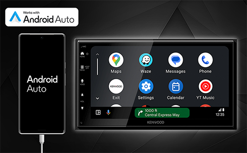 Works with Android Auto