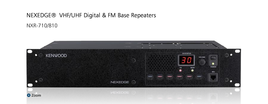 NEXEDGE® VHF/UHF Digital & FM Base Units NXR-710/810