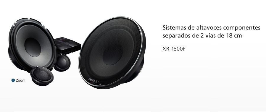 Sistemas de altavoces componentes separados de 2 vías de 18 cm XR-1800P