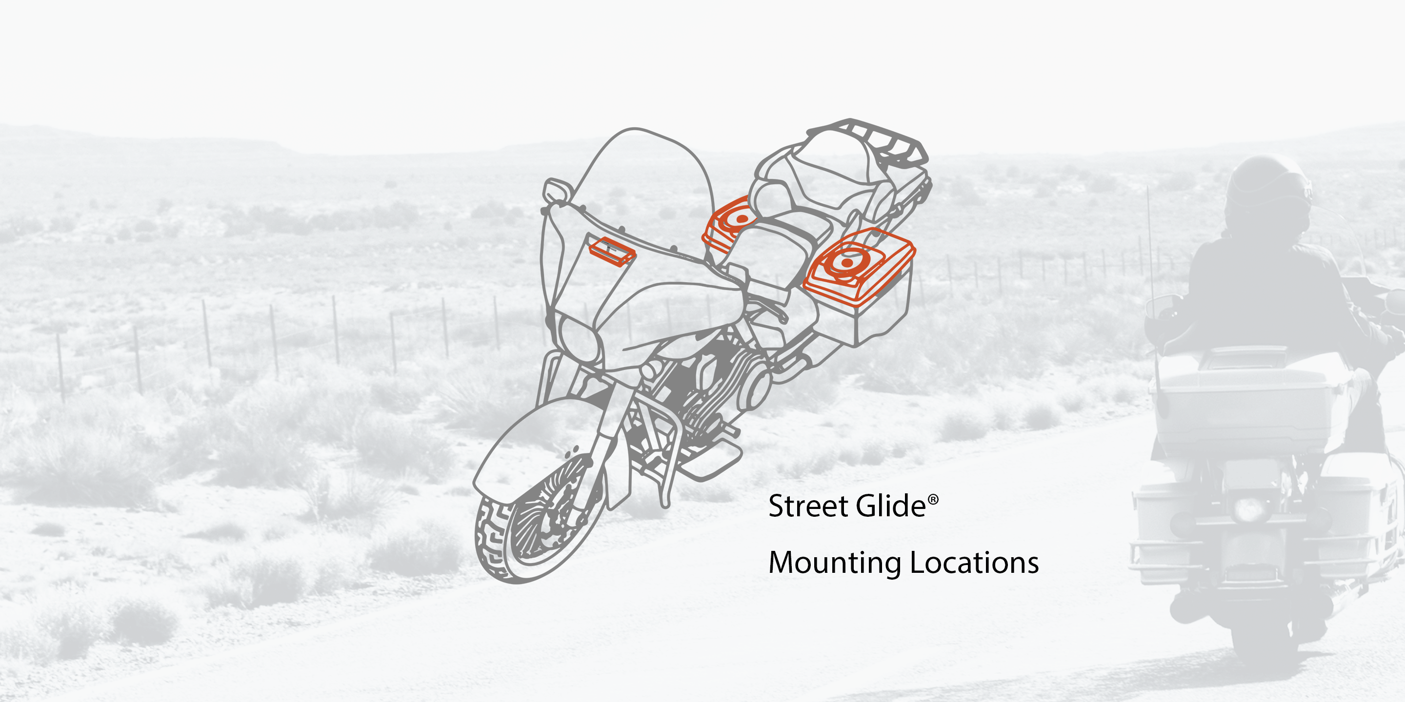 Street Glide® Mounting Locations