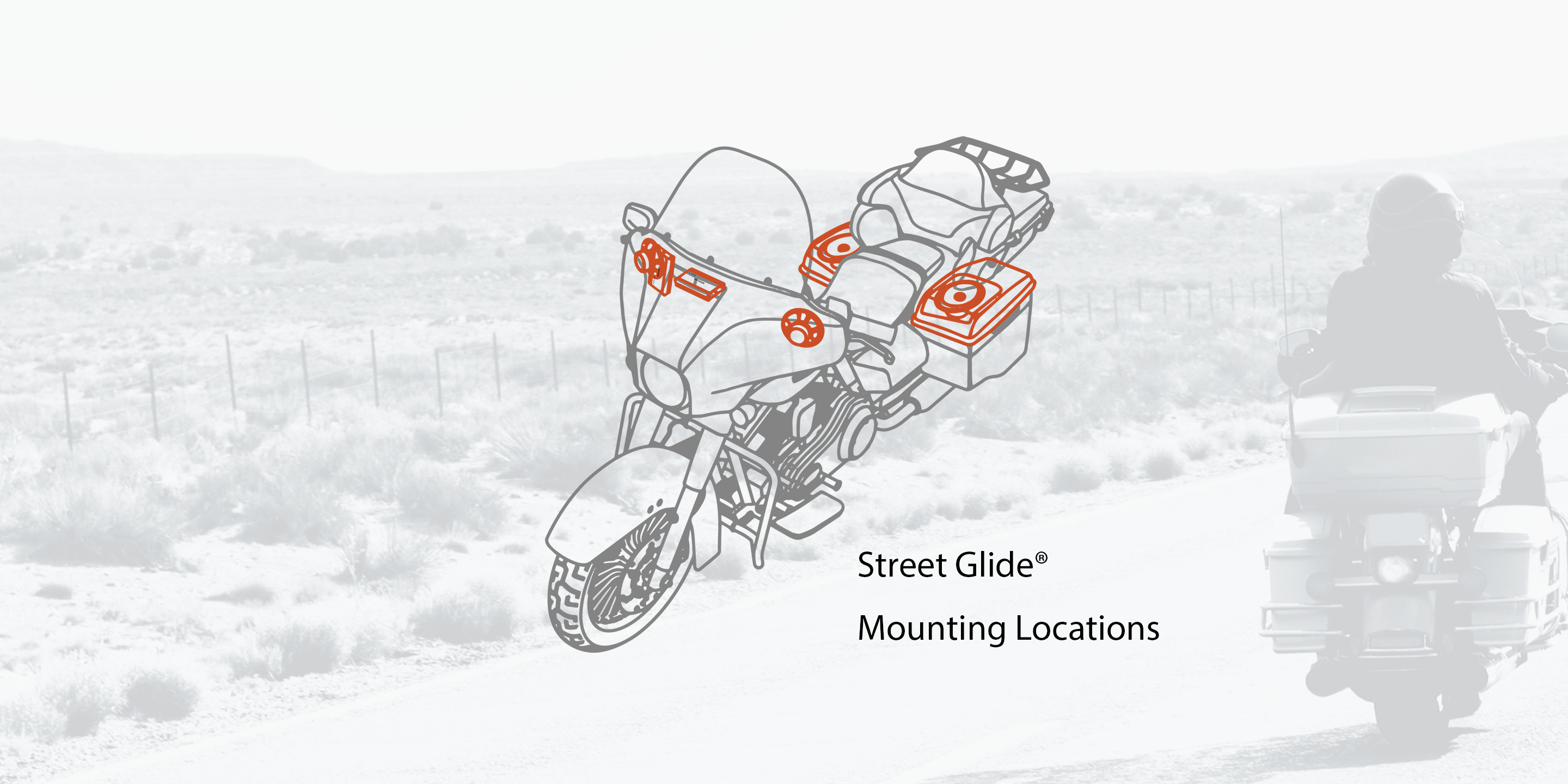 Street Glide® Mounting Locations