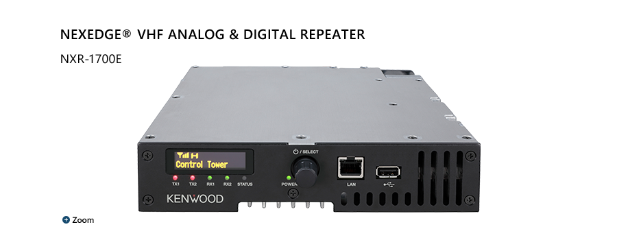 NEXEDGE® VHF ANALOG & DIGITAL REPEATER NXR-1700E