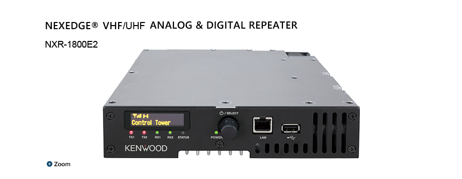 NEXEDGE® VHF ANALOG & DIGITAL REPEATER NXR-1800E2